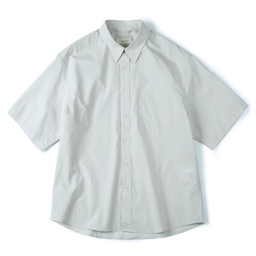 [SHIRTER] Loosed Half Shirt (Light Grey)