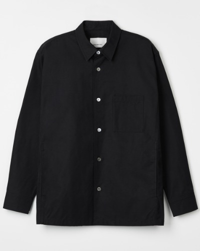 [INDEPTH REPORT] COMPACT OUTER SHIRT (BLACK)