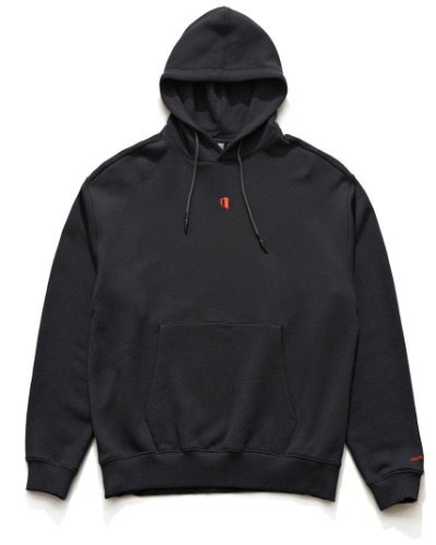 [UNAFFECTED] SYMBOL EMBROIDERY HOODIE SWEAT (CHARCOAL)