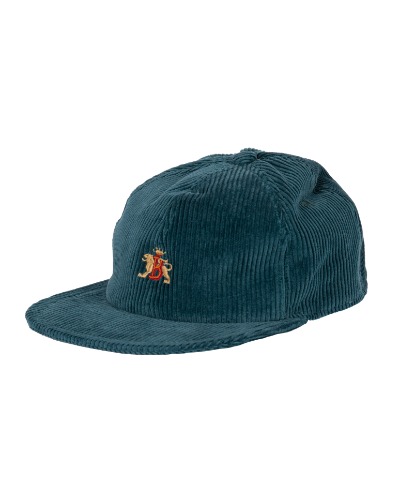 [BARACUTA] CORDUROY BASEBALL CAP (PEACOCK BLUE)