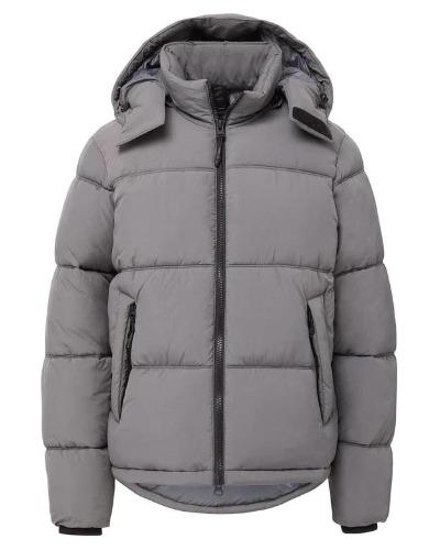 [THE VERY WARM] HOODED PUFFER (GREY)
