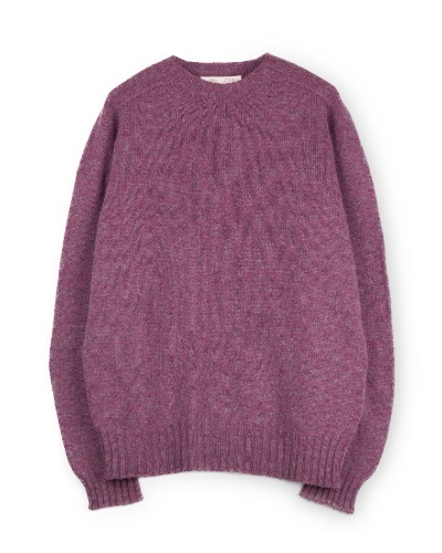 [ESK VALLEY KNITWEAR] ANDY CREW NECK SWEATER (DAMASK)