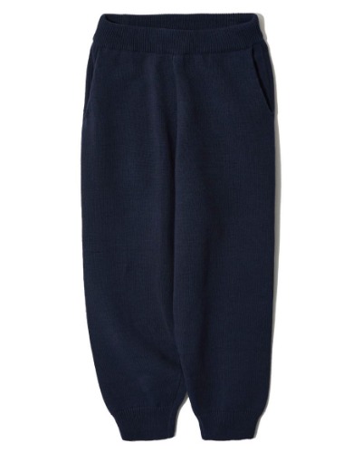 [NEITHERS] OVERSIZED KNITTED PANTS (DARK NAVY)