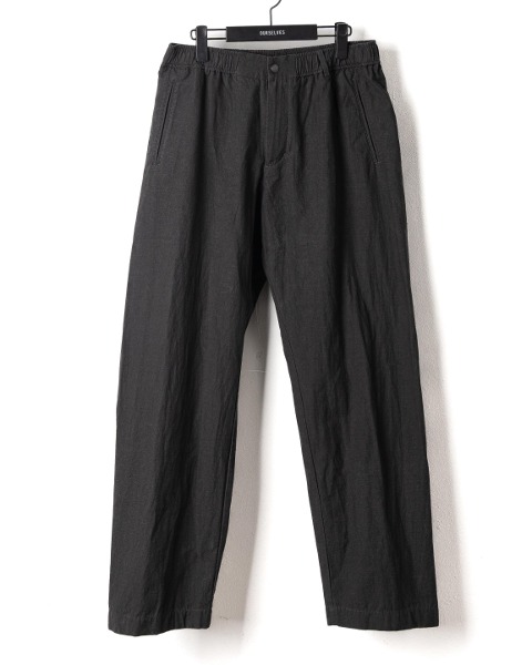 [OURSELVES] POWDER WASHED SLUMBER PANTS (CHARCOAL)