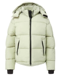 [THE VERY WARM] HOODED PUFFER (SAGE)