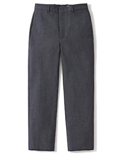 [POTTERY] WOOL TAPERED PANTS (MID GRAY)