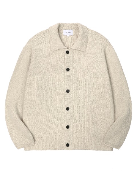 [ART IF ACTS] DEWDROP BOUCLE KNIT CARDIGAN (CREAM)