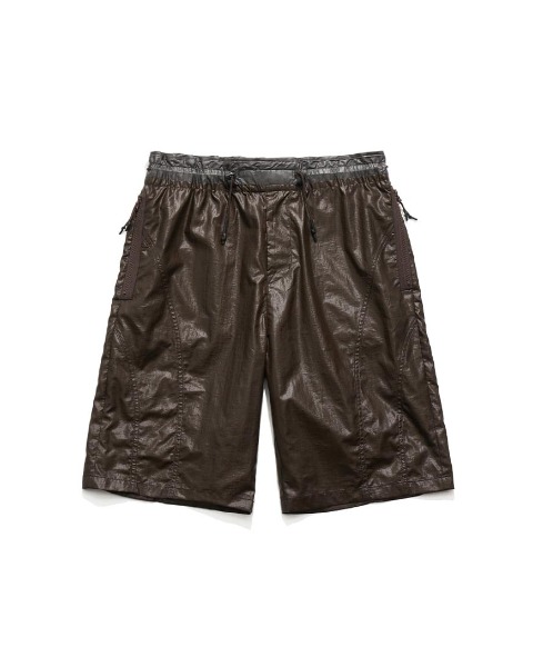 [UNAFFECTED] SHIRRING TRACK SHORTS (OLIVE)