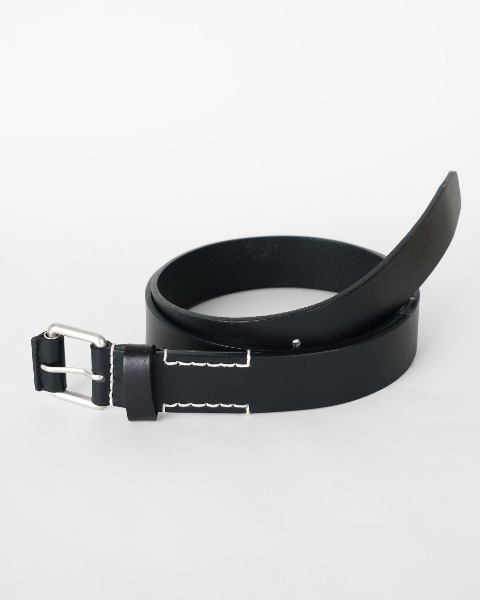 [INTHERAW] RAW SQUARE LEATHER BELT