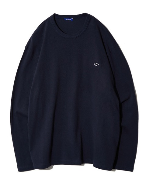 [NEITHERS] BASIC L/S T-SHIRT (NAVY)
