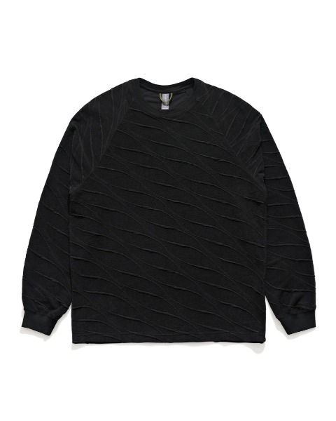 [UNAFFECTED] SYMBOL EMBROIDERY LONG SLEEVES (BLACK)