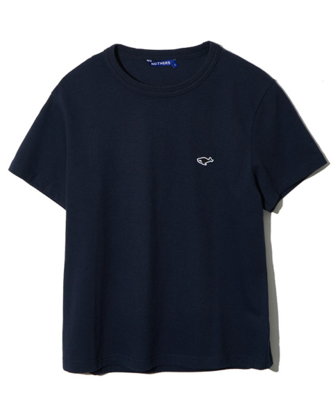 [NEITHERS] BASIC S/S T-SHIRT FOR WOMEN (NAVY)