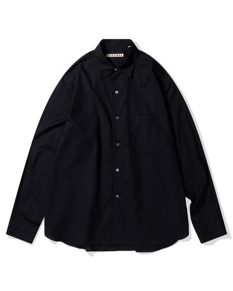 [CONTINUA] WIDE SHIRTS (NAVY)