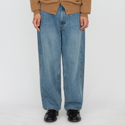 [MATISSE THE CURATOR] Wide Denim Pants (Washed)