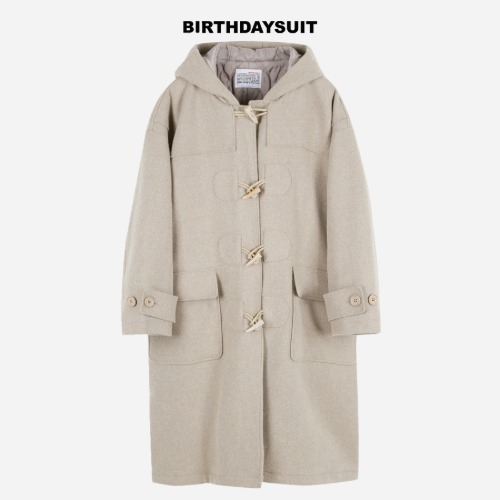 [BIRTHDAYSUIT] Long Duffle Coat (Cream)