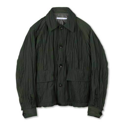 [SHIRTER] Wrinkle Short Jacket (Green)
