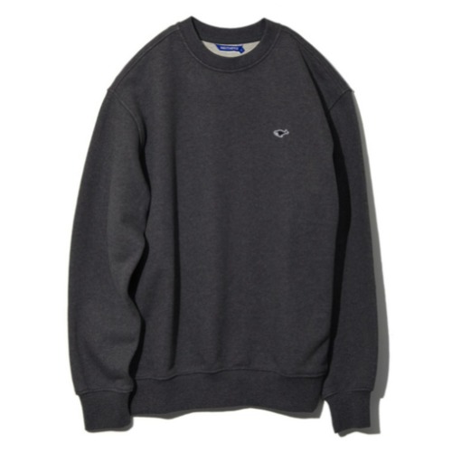 [NEITHERS] USA Cotton Sweatshirt (Melange Dark Grey)