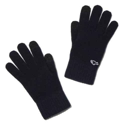 [NEITHERS] Basic Knitted Gloves (Navy)