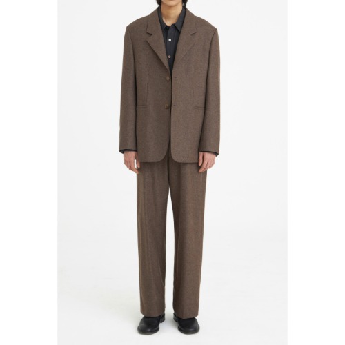 [YOUTH] Wide Trouser (Brown)