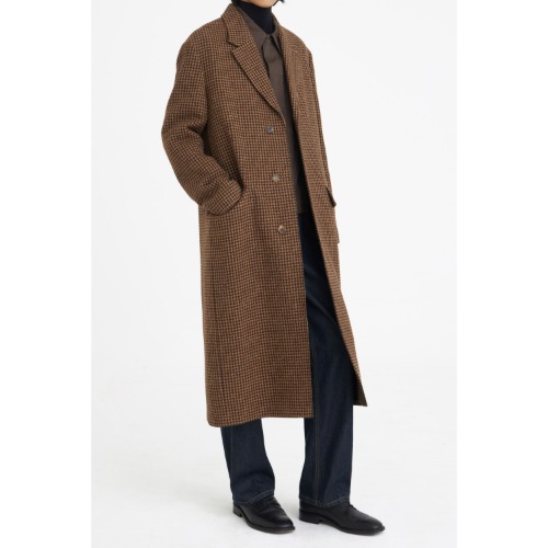 [YOUTH] Chesterfield Coat (Brown Check)