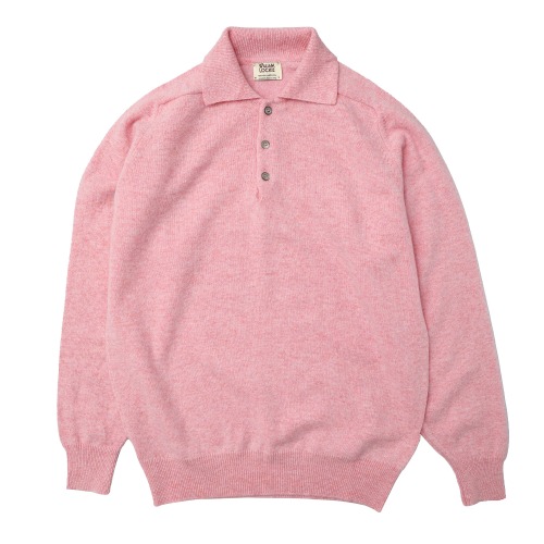 [William Lockie] Lambswool Pullover Sportshirts (Blossom)