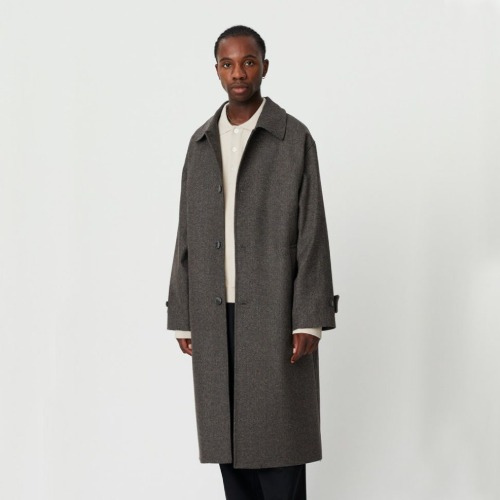 [MFPEN] Hollis Coat (Grey Herringbone Wool)