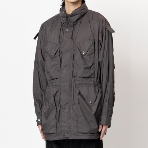 [UNAFFECTED] OVERSIZED FIELD PARKA (CHARCOAL BROWN)