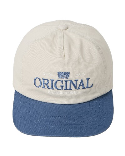 [BEHEAVYER] ORIGINAL CAP (OATMEAL/BLUE)