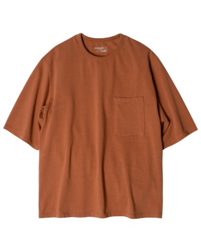 [ROUGH SIDE] PRIMARY 1/2 T-SHIRT (BRICK)