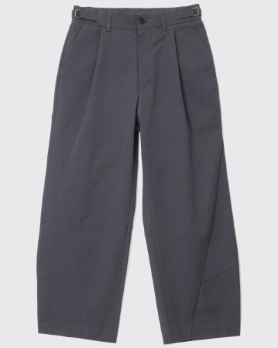 [HATCHINGROOM] TRIANGLE TROUSERS (CHARCOAL)