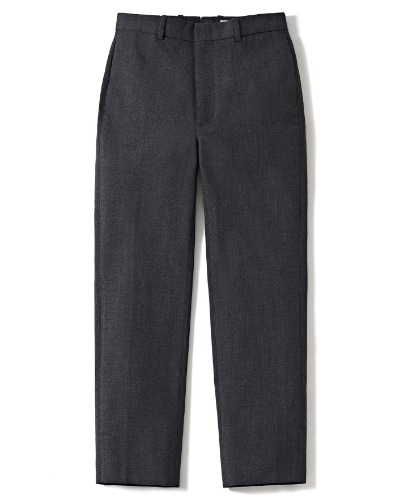 [POTTERY] WOOL TAPERED PANTS (DARK GRAY)