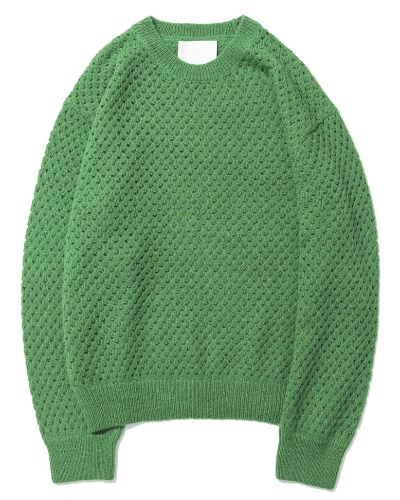 [YEAh] PERFORATED KNIT (GREEN)