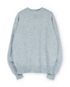 [ESK VALLEY KNITWEAR] ANDY CREW NECK SWEATER (ICED)