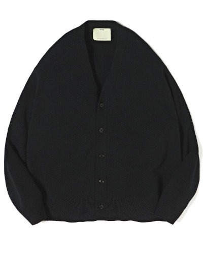[POTTERY] Comfort High Density Cardigan (Black)