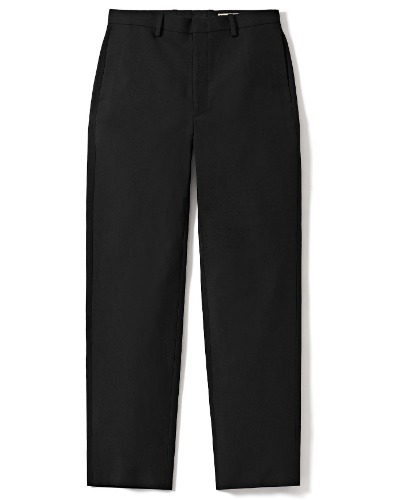 [POTTERY] WOOL TAPERED PANTS (BLACK)