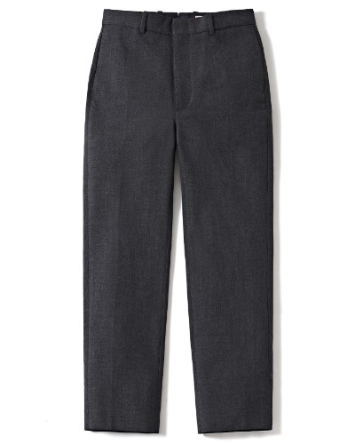 [POTTERY] WOOL TAPERED PANTS (DARK GRAY)