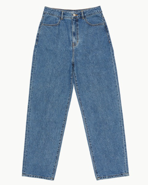 [AMOMENTO] MENS RECYCLED COTTON DENIM (MID BLUE)