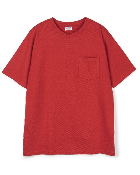 [DUBBLEWORKS] HEAVY WEIGHT POCKET TEE (RED)
