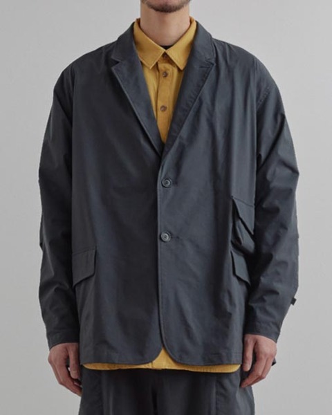 [HUTOAN] FLOWING STRETCH 5P JACKET (CHARCOAL)